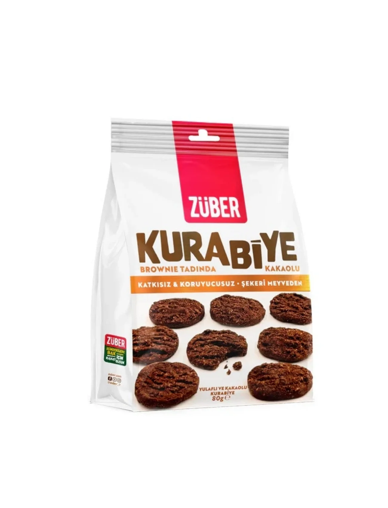Züber Orijinal Yulaflı Kurabiye 80 Gr Kakaolu