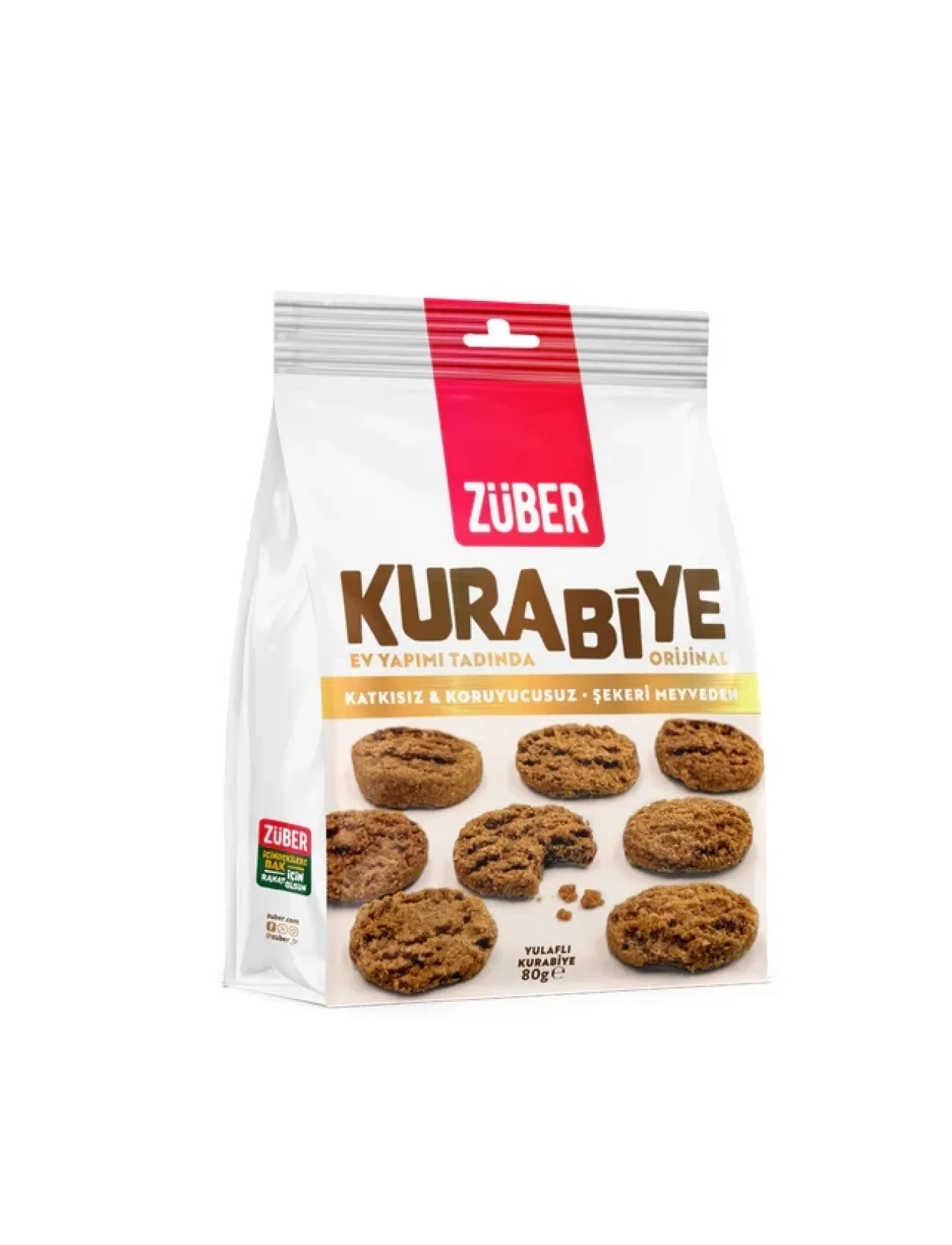 Züber Orijinal Yulaflı Kurabiye 80 Gr Yulaflı