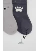 Bistyle Bear Penye Soket Çorap 2Li BS10116 Gri