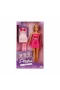 01423 SUN-RST-SIS-MNK- Alisha Gece Elbiseli Bebek Seti 29cm - Sunman