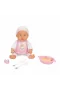030021 Sunman, Bebelou Yemek Zamanı Sesli Bebek Seti 35 cm / +3 yaş