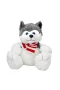 1030 Oturan Husky Atkılı Köpek 30 cm