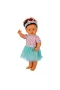 1060011 Lila Sesli Saçlı Et Bebek 60 cm