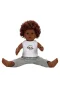 1060091 Dada Kıvırcık Saçlı Bebek 60 cm -Sunman