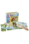 1481 DıyToy Süper Renkli 4lü Puzzle - Hayvanlar / 8+12+16+24 Parça Puzzle