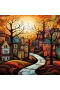 20076 PUZZLE 500 HOUSES