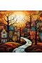 20076 PUZZLE 500 HOUSES