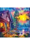 20818 PUZZLE 1000 Evening Sunset Cabin
