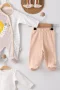 3 Ay Kelebek Nakışlı Tulum Erkek Bebek 5li Set Kahverengi