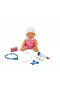 30111 Bebelou Doktor Zamanı Sesli Bebek Seti 35 cm -Sunman(Ürün oyuncaktır)