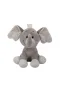 3182 Oturan Peluş Hayvanlar 35 cm Hipopotam-İnek-Fil-Maymun