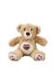 3184 Gökkuşağı Kalpli Peluş Ayı 30 cm -Sunman