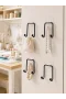 4lü Yapışkanlı Askı Seti Mutfak Banyo ve Ev İçin Duvar Askısı