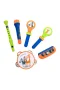 4254 SUN-RST-ECH-MÜZİK SET DAVUL 2MARAKAS TEF FLÜT MİKROFON 2BAGET MIZIKA