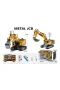 4D-E1 METAL AĞIZLI DUMAN ATAN FARKLI KONTROLLÜ EXCAVATOR