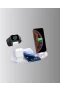 4’lü Kablosuz Şarj Standı iPhone Watch ve AirPods Çoklu Şarjlı