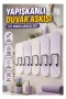 5 Adet Yapışkanlı Duvar Askısı Çok Amaçlı Pratik Askılık Seti