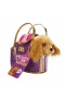 50585 Cutekins Taşıma Çantalı Peluş Köpek -Sunman