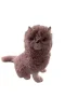 5117 PUFFY OTURAN PEMBE KEDİ