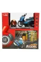 5834 SUN-MYG-MOTOSİKLET 1 14 BMW OFF-ROAD KASKLI FİGÜR PB 3R SES IŞIK