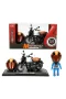 5835 SUN-MYG-MOTOSİKLET 1 14 HONDA MONKEY KASKLI FİGÜR PB 3R SES IŞIK