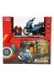 5839 SUN-MYG-MOTOSİKLET 1 12 BMW KASKLI FİGÜR PB.3R SES IŞIK