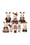 5848 Sylvanian Families Çikolata Kulaklı Tavşan Ailesi Yıldönümü Seti +3 yaş