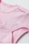 2-12 Yaş 3lü Pembe Bebek Çocuk Body %100 Pamuk Esnek Kalıp Kısa Kol Çıtçıtlı Zıbın