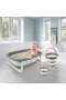 7273 KATLANABİLİR ÜÇLÜ BEBEK BANYO SETİ STONE GRİ