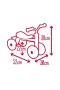 7600721400 ROOKIE RIDE-ON RED