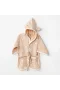 Andywawa AC24611 Bathrobe Smil All Day Bebek Bornoz Beige