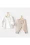 Andywawa Ac25065 Happy Everyday 2li Bebe Takım Beige