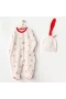 Andywawa Ac25346 Penguin Bebek Tulum Takım Ekru