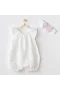 Andywawa Ac25573 Magical Butterfly Müslin Bebek Tulum Takım White