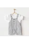 Andywawa Ac25804 Jumpsuit Set Little King Salopet Takım Grey