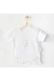 Andywawa Ac25966 Casual Bebek Tişört White