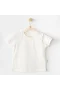 Andywawa Ac25971 Casual Bebek Tişört White