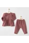 Andywawa Ac26204 Casual 2li Takım Dusky Rose