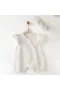 Andywawa Ac26642 Baby Chic Tulum Takım Ekru