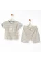 Andywawa Ac26672 Bamboo Striped 2li Takım Blue