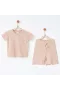 Andywawa Ac26674 Bamboo Striped 2li Takım Pink