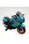 Babyhope 438a Xmx-316 Ledli Akülü Motor 12 Volt Turkuaz
