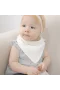 BabyJem Ahşap Diş Kaşıyıcılı Bürümcük Müslin Önlük 736 Ekru
