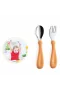 BabyJem Paslanmaz Çelik Çatal Kaşık Seti 522 Somon