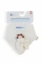 Babyjem Silikon Diş Kaşıyıcılı Müslin Önlük 736 Ekru