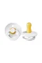 Bibs Colour Kauçuk Emzik 0-6 Ay White