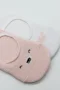 Bistyle 2li Babet Cute Face Penye Çorap Bs30103 Pembe-beyaz