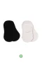 Bistyle 2li Penye Babet Silikonlu Basic Çorap 30104 Siyah Ekru