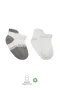 Bistyle 2li Penye Sneakers Çorap Bs20105 Ekru Gri