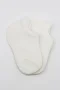 Bistyle 2li Sneakers Kaymaz Basic Penye Çorap Bs20103 Ekru Ekru